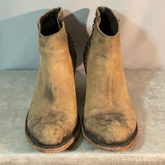 Liberty Black Leather Studded Biker Ankle Boots - Picture 6 of 13